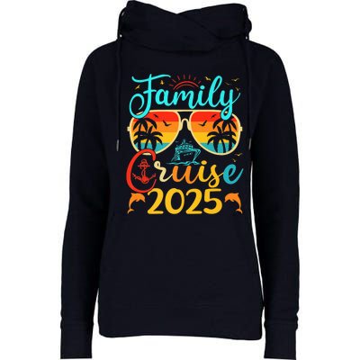 Family Cruise 2025 Summer Vacation Matching Family Cruise Womens Funnel Neck Pullover Hood