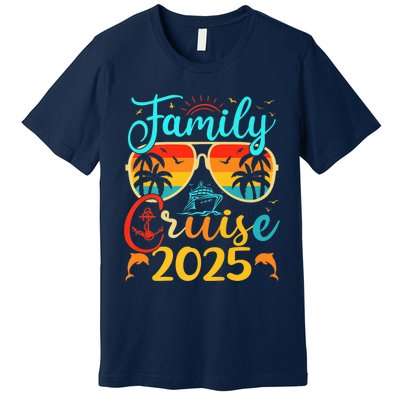 Family Cruise 2025 Summer Vacation Matching Family Cruise Premium T-Shirt