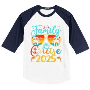 Family Cruise 2025 Summer Vacation Matching Family Cruise Baseball Sleeve Shirt