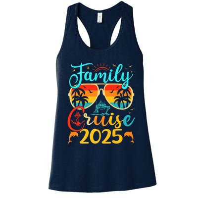 Family Cruise 2025 Summer Vacation Matching Family Cruise Women's Racerback Tank