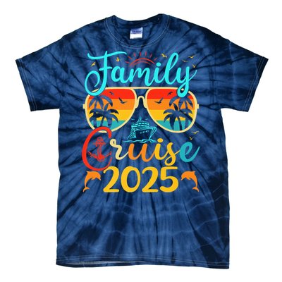 Family Cruise 2025 Summer Vacation Matching Family Cruise Tie-Dye T-Shirt