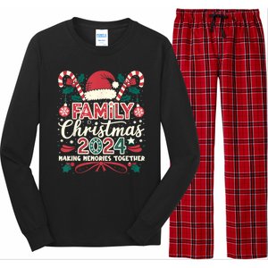 Family Christmas 2024 Matching Outfit Santa Elf Squad Group Long Sleeve Pajama Set