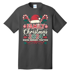 Family Christmas 2024 Matching Outfit Santa Elf Squad Group Tall T-Shirt