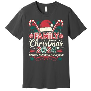 Family Christmas 2024 Matching Outfit Santa Elf Squad Group Premium T-Shirt