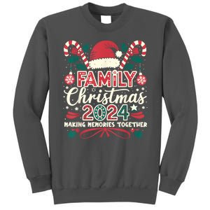 Family Christmas 2024 Matching Outfit Santa Elf Squad Group Tall Sweatshirt