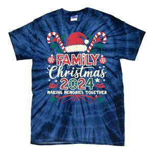 Family Christmas 2024 Matching Outfit Santa Elf Squad Group Tie-Dye T-Shirt