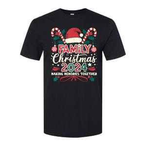 Family Christmas 2024 Matching Outfit Santa Elf Squad Group Softstyle CVC T-Shirt