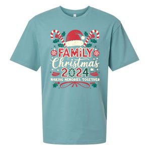 Family Christmas 2024 Matching Outfit Santa Elf Squad Group Sueded Cloud Jersey T-Shirt