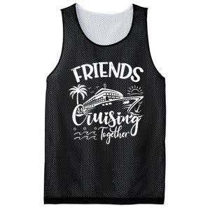 Friends Cruise 2024 Cruising Together Friends Matching Squad Mesh Reversible Basketball Jersey Tank