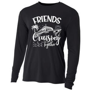 Friends Cruise 2024 Cruising Together Friends Matching Squad Cooling Performance Long Sleeve Crew