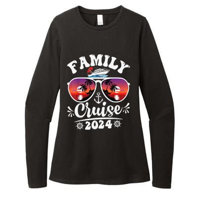 Family Cruise 2024 Shirt Cruise Vacation Trip Matching Group Womens CVC Long Sleeve Shirt