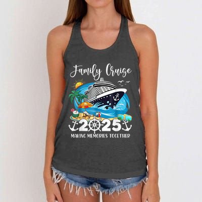 Family Cruise 2025 Family Matching Cruise Ship Vacation Trip Women's Knotted Racerback Tank