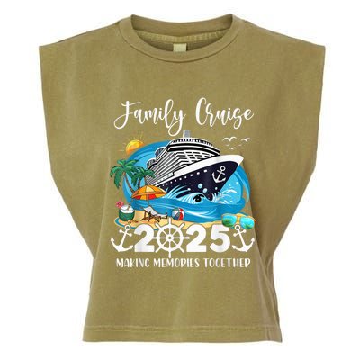 Family Cruise 2025 Family Matching Cruise Ship Vacation Trip Garment-Dyed Women's Muscle Tee