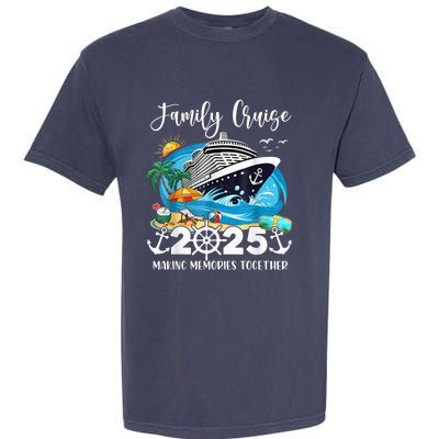 Family Cruise 2025 Family Matching Cruise Ship Vacation Trip Garment-Dyed Heavyweight T-Shirt