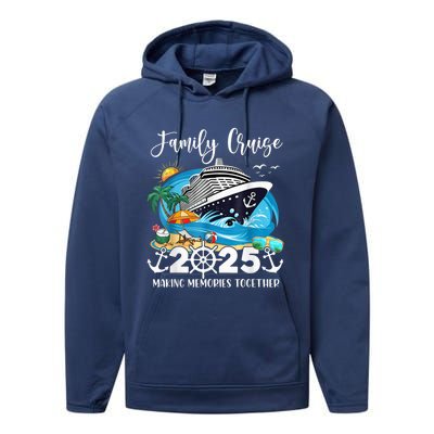 Family Cruise 2025 Family Matching Cruise Ship Vacation Trip Performance Fleece Hoodie