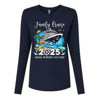 Family Cruise 2025 Family Matching Cruise Ship Vacation Trip Womens Cotton Relaxed Long Sleeve T-Shirt