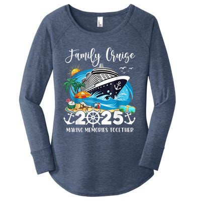 Family Cruise 2025 Family Matching Cruise Ship Vacation Trip Women's Perfect Tri Tunic Long Sleeve Shirt