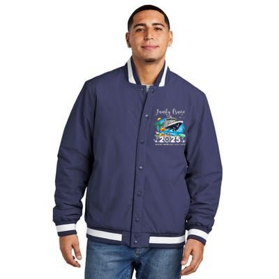 Family Cruise 2025 Family Matching Cruise Ship Vacation Trip Insulated Varsity Jacket