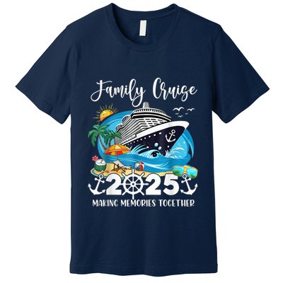 Family Cruise 2025 Family Matching Cruise Ship Vacation Trip Premium T-Shirt