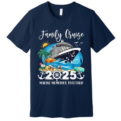 Family Cruise 2025 Family Matching Cruise Ship Vacation Trip Premium T-Shirt