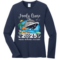 Family Cruise 2025 Family Matching Cruise Ship Vacation Trip Ladies Long Sleeve Shirt