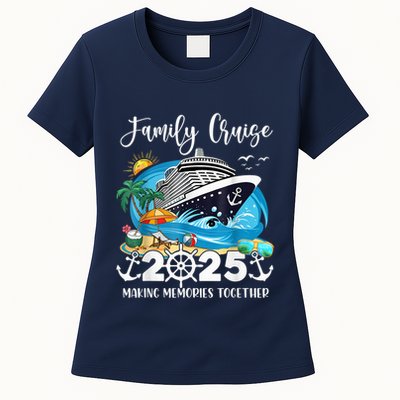 Family Cruise 2025 Family Matching Cruise Ship Vacation Trip Womens T-Shirt