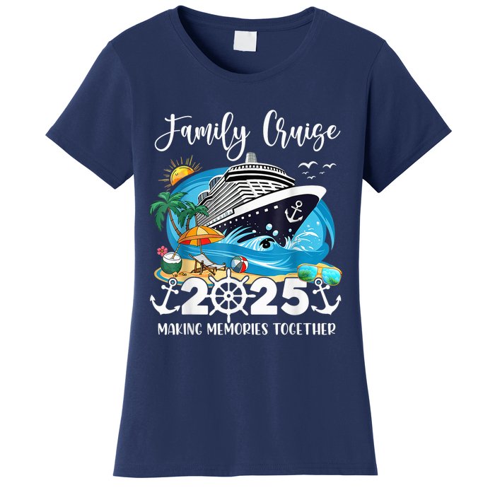 Family Cruise 2025 Family Matching Cruise Ship Vacation Trip Women's T-Shirt