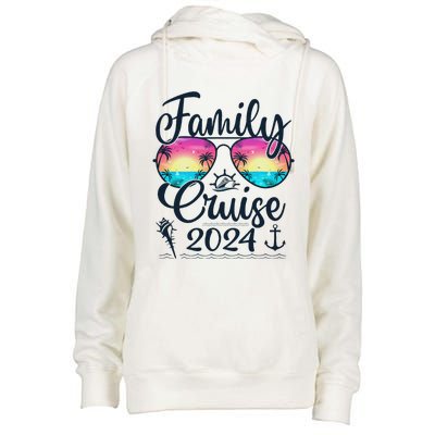 Family Cruise 2024 Making Memories Summer Matching Vacation Womens Funnel Neck Pullover Hood