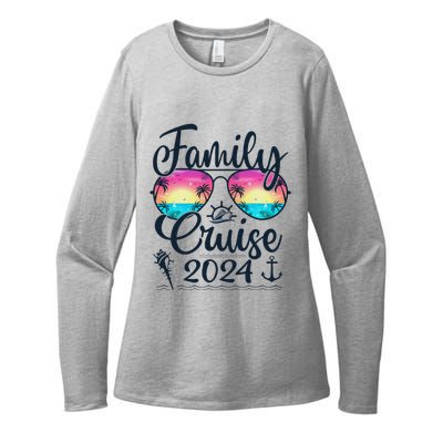 Family Cruise 2024 Making Memories Summer Matching Vacation Womens CVC Long Sleeve Shirt