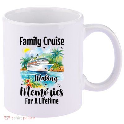 Family Cruise 2025 Family Matching Cruise Ship Vacation Trip 11oz C Handle Ceramic Mug