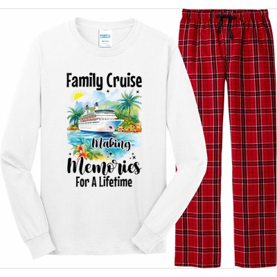 Family Cruise 2025 Family Matching Cruise Ship Vacation Trip Long Sleeve Pajama Set