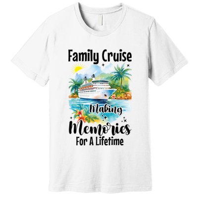 Family Cruise 2025 Family Matching Cruise Ship Vacation Trip Premium T-Shirt