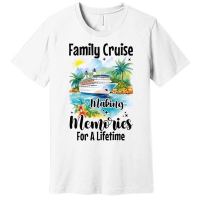 Family Cruise 2025 Family Matching Cruise Ship Vacation Trip Premium T-Shirt