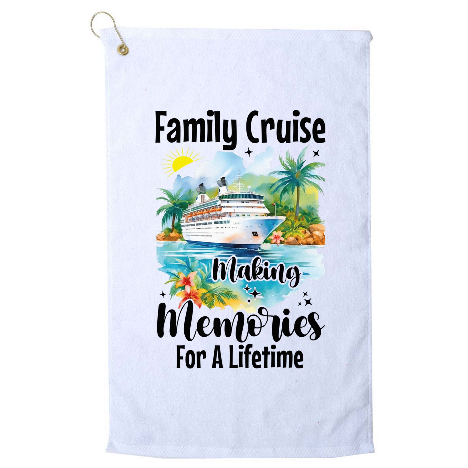 Family Cruise 2025 Family Matching Cruise Ship Vacation Trip Golf Towel