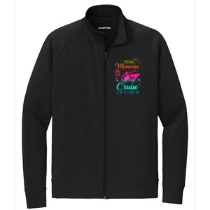 Family Cruise 2024 Making Memories One Cruise At A Time Stretch Full-Zip Cadet Jacket