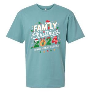 Family Christmas 2024 Making Memories Together Holiday Sueded Cloud Jersey T-Shirt