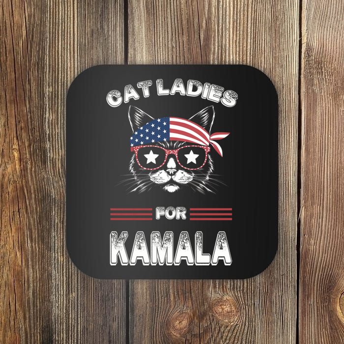 Funny Cat 2024 President Kamalaharris Coaster