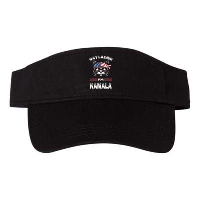 Funny Cat 2024 President Kamalaharris Valucap Bio-Washed Visor