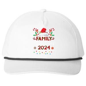 Family Christmas 2024 Matching Squad Santa Elf Funny Xmas Snapback Five-Panel Rope Hat