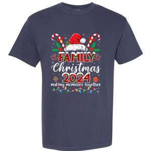 Family Christmas 2024 Matching Squad Santa Elf Funny Xmas Garment-Dyed Heavyweight T-Shirt