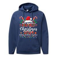 Family Christmas 2024 Matching Squad Santa Elf Funny Xmas Performance Fleece Hoodie