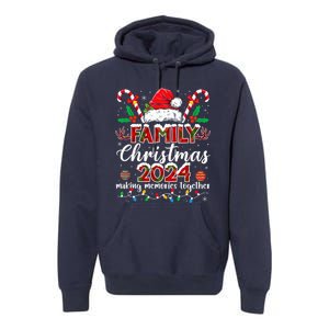 Family Christmas 2024 Matching Squad Santa Elf Funny Xmas Premium Hoodie