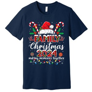 Family Christmas 2024 Matching Squad Santa Elf Funny Xmas Premium T-Shirt