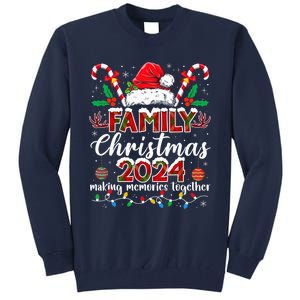 Family Christmas 2024 Matching Squad Santa Elf Funny Xmas Tall Sweatshirt