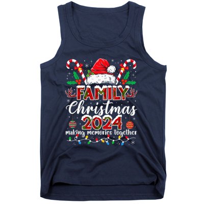 Family Christmas 2024 Matching Squad Santa Elf Funny Xmas Tank Top