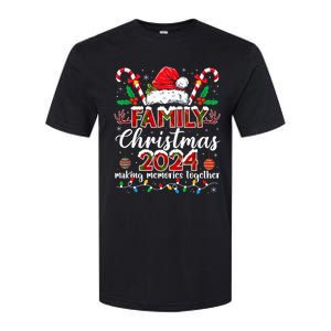 Family Christmas 2024 Matching Squad Santa Elf Funny Xmas Softstyle CVC T-Shirt