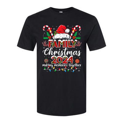 Family Christmas 2024 Matching Squad Santa Elf Funny Xmas Softstyle CVC T-Shirt