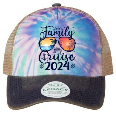 Family Cruise 2024 Summer Vacation Matching Family Cruise Legacy Tie Dye Trucker Hat