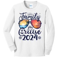 Family Cruise 2024 Summer Vacation Matching Family Cruise Kids Long Sleeve Shirt