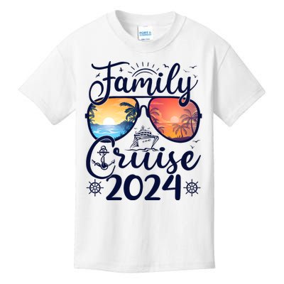 Family Cruise 2024 Summer Vacation Matching Family Cruise Kids T-Shirt